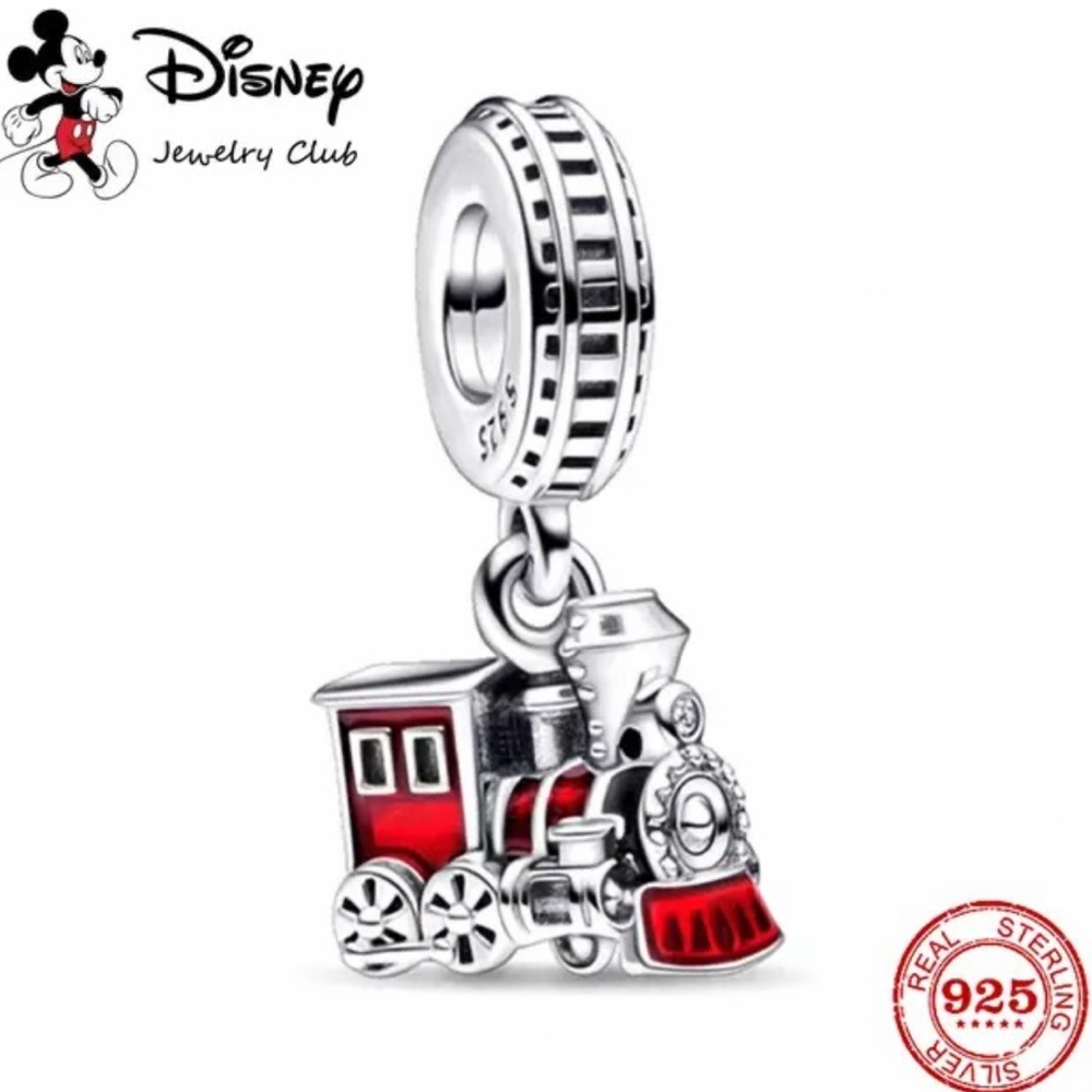 NWOT  Disney Charm - Disney Train - Sterling Silver 925